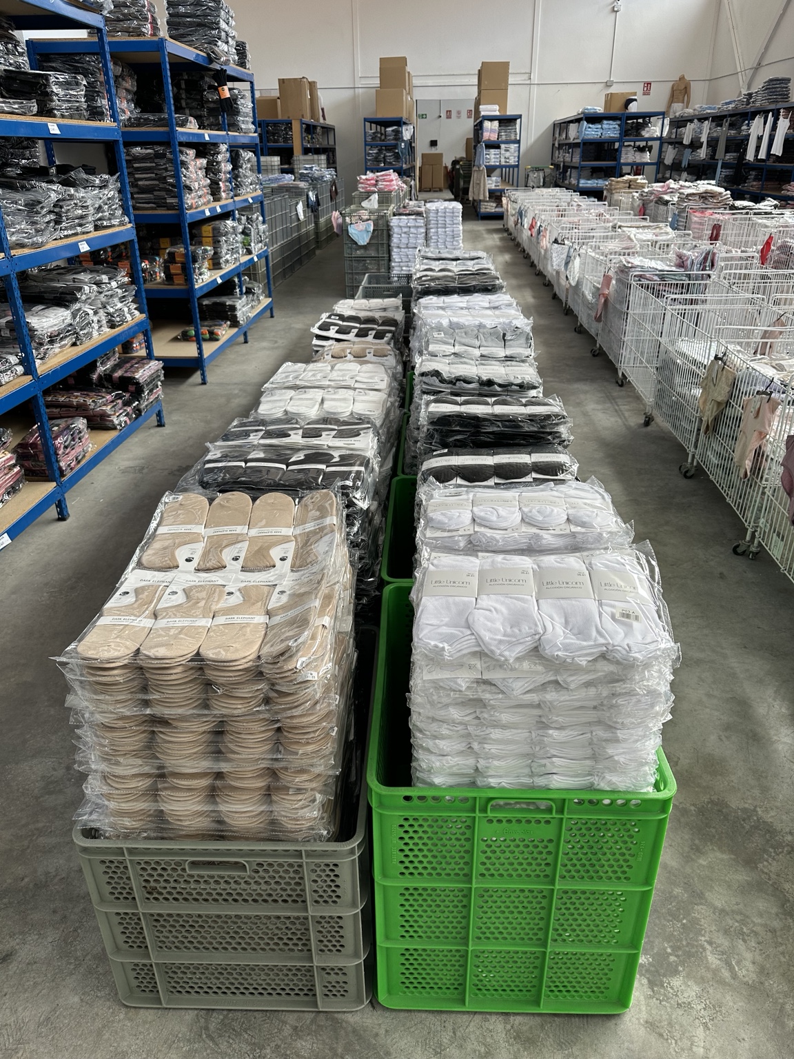 Stock de prendas